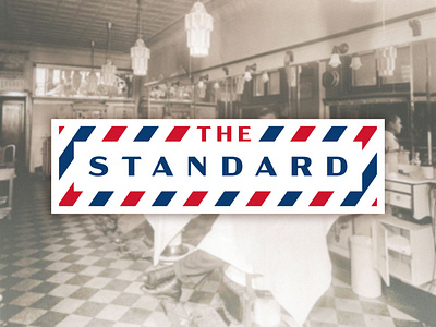 The Standard - Barbershop barber barbershop brand and identity design logo logo design
