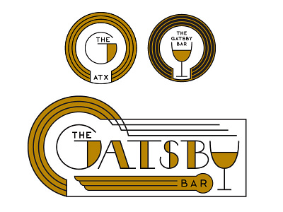 The Gatsby Bar design logo