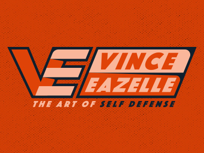 Vince Eazelle - The Art of Self Defense brand and identity design gym logo logo logo design orange orange logo sports sports design sports logo