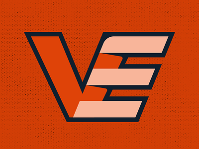 Vince Eazelle Logo Variation logo logo design orange sports sports design sports logo