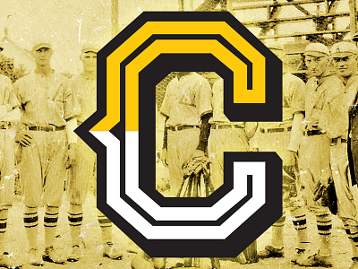 Cross Timber Crows "C" baseball branding identity letter sports sports design