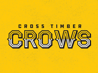 Cross Timber Crows - Full Name Mark baseball design logo logo design sports sports design