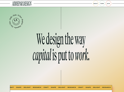 Addepar Design Site animation branding copywriting design graphic design icon illustration motion graphics typography ui ux