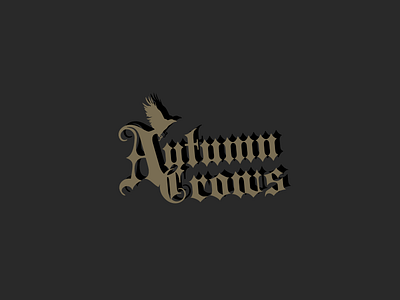 Autumn Crows band logo (Rejected)