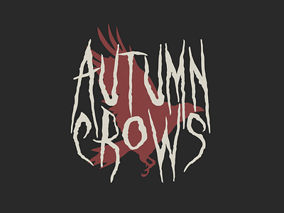 Autumn Crows band logo (Final) autumn crows band logo crow death metal logos logotype metal rock rock band
