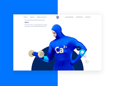 Vytautas Mineral Water Characters animation blue dynamic gif interaction minerals photoshoot product ui uiux ux water website