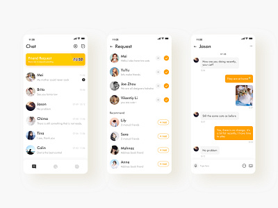 Social APP interface design