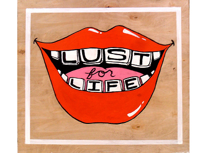 Lust for Life hand painted painter philadelphia pop art sign sign painter signs