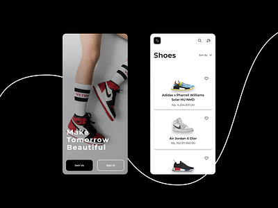 Shoes - Mobile App app behance design dribbble exploration graphic design mobile ui ux welovedesign