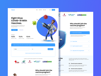 Vaksin - Landing Page