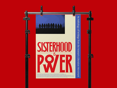 Sisterhood is Power! artposter artwork graphic graphic art graphic deisgn graphicdesign illust illustration mockup poster typographic typography