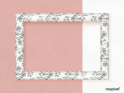 Pink Floral Frame
