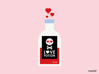 Valentine's day love potion affection attraction fantasy potion witchcraft