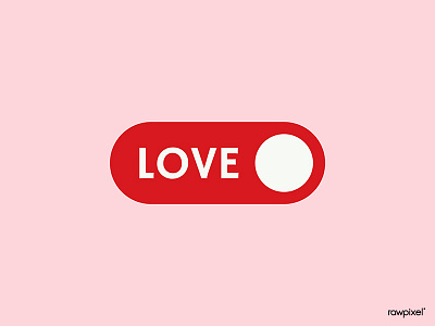 Love Switch icon illustration love valentine