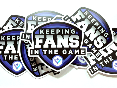 "Fans In The Game" stickers
