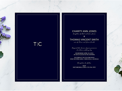 Wedding Invitation Design graphic design invitation print typography wedding
