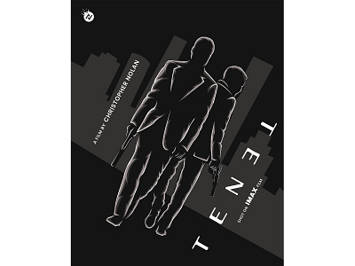 Tenet . Shade art vector Illustration ai christophernolan hollywood illustration inception logo movies poster posters robertpattinson tenetmovieofficial tenettrailer vector