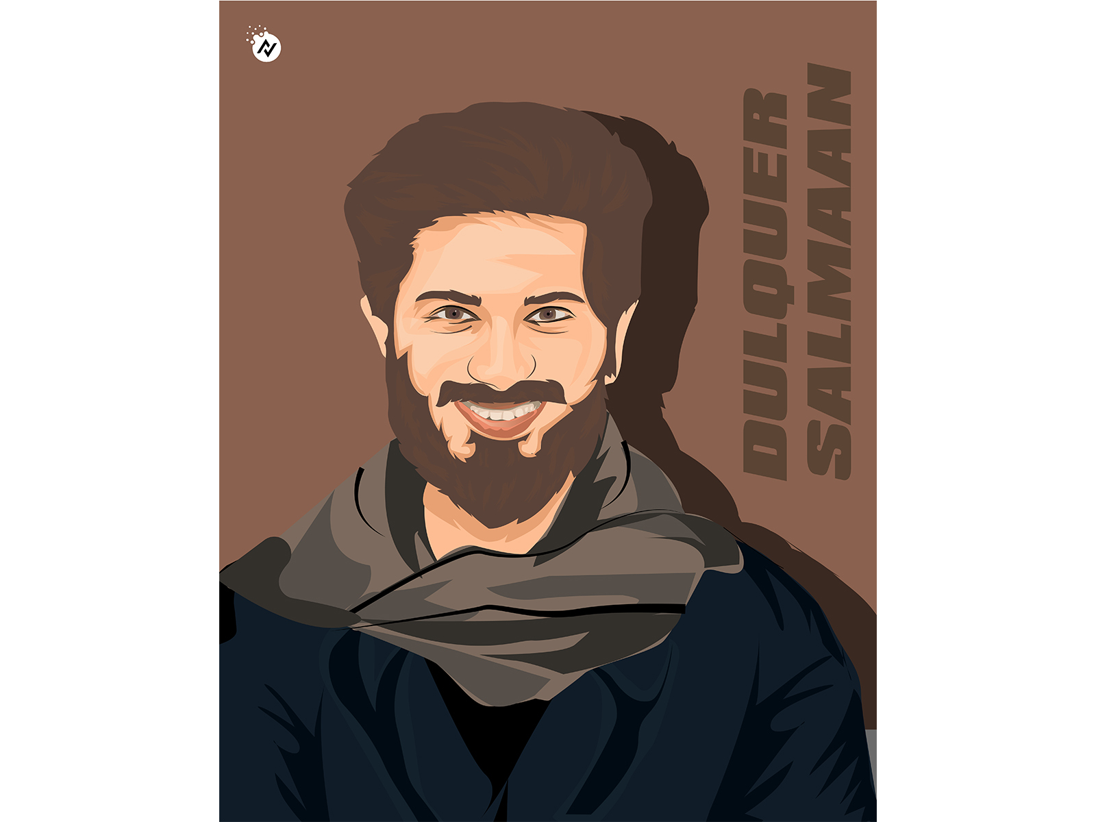 ArtStation - Digital Portrait of Dulquer Salmaan