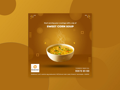 Creatives . Sweet corn soup