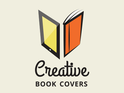 CreativeBookCovers.Com Logo book covers books e books illustration logo