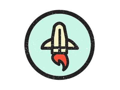 Space Shuttle Icon icons illustration rocket space shuttle web