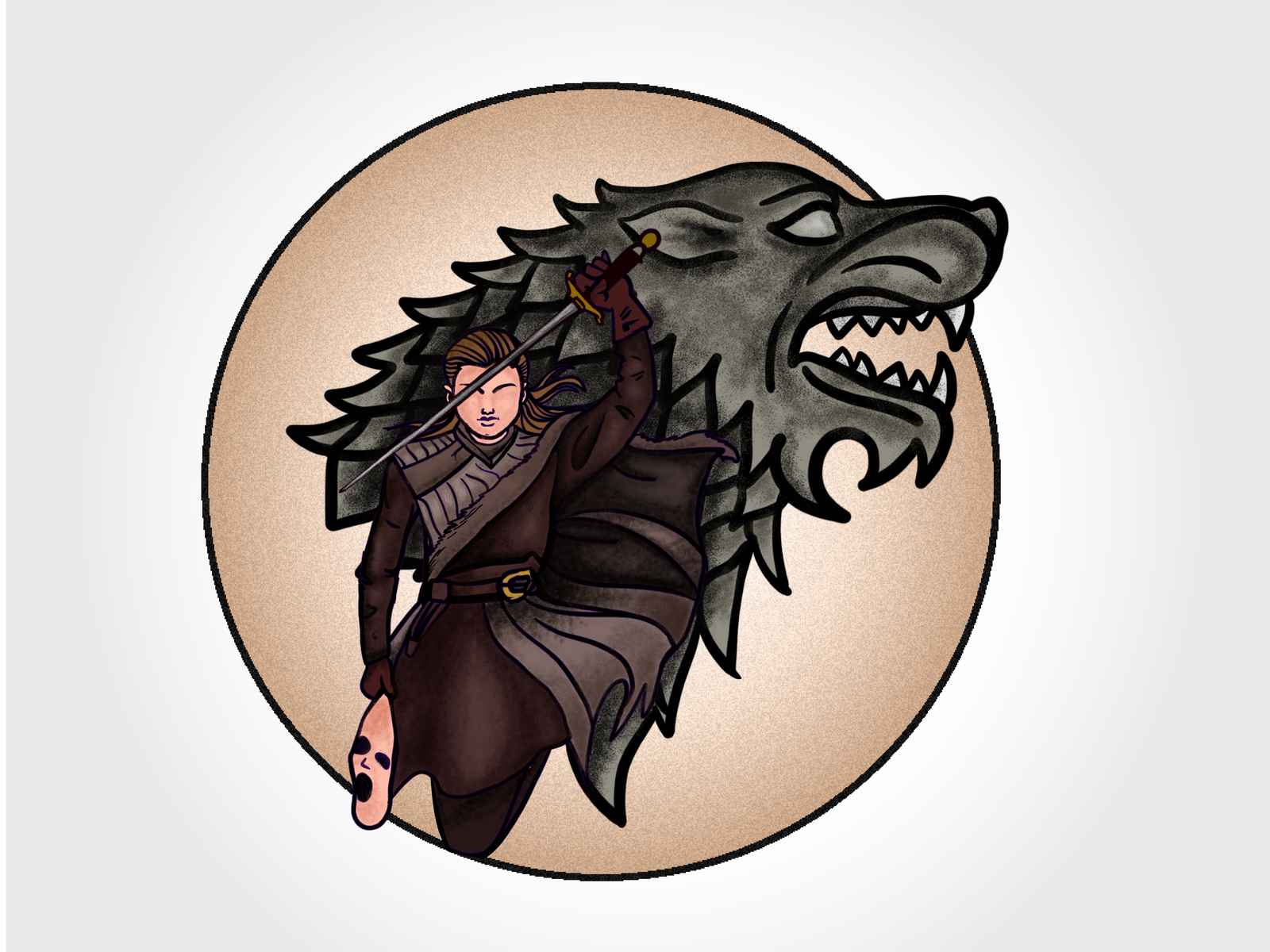 Game Of Thrones | Arya Stark By Irfanul Rahman On Dribbble