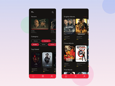 Movie Mobile UI
