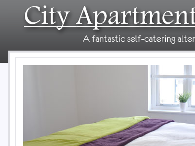 City Apartments Edinburgh | Header and Navigation