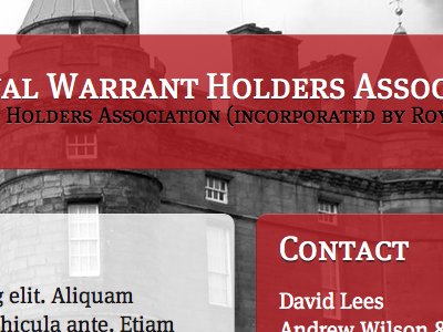 The Edinburgh Royal Warrant Holders Association - Prototype