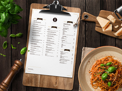 Boveda Bistro • Food + Bar Menu Design bar branding bar menu design fb food menu graphic design menu design print design pub restaurant