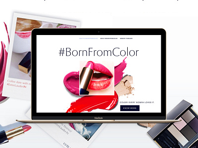 Born From Color • A Campaign for Estée Lauder India