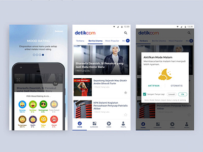 Redesign Apps Detikcom V 5.0.0 app branding design ui ux web website