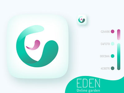 Eden App - Icon app branding dailyui design icon identity illustration logo typography ui vector website