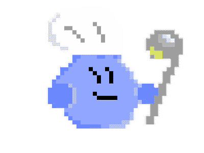 Pixel Art Purple Cook