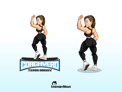 Coach Verrrooo mascot logo