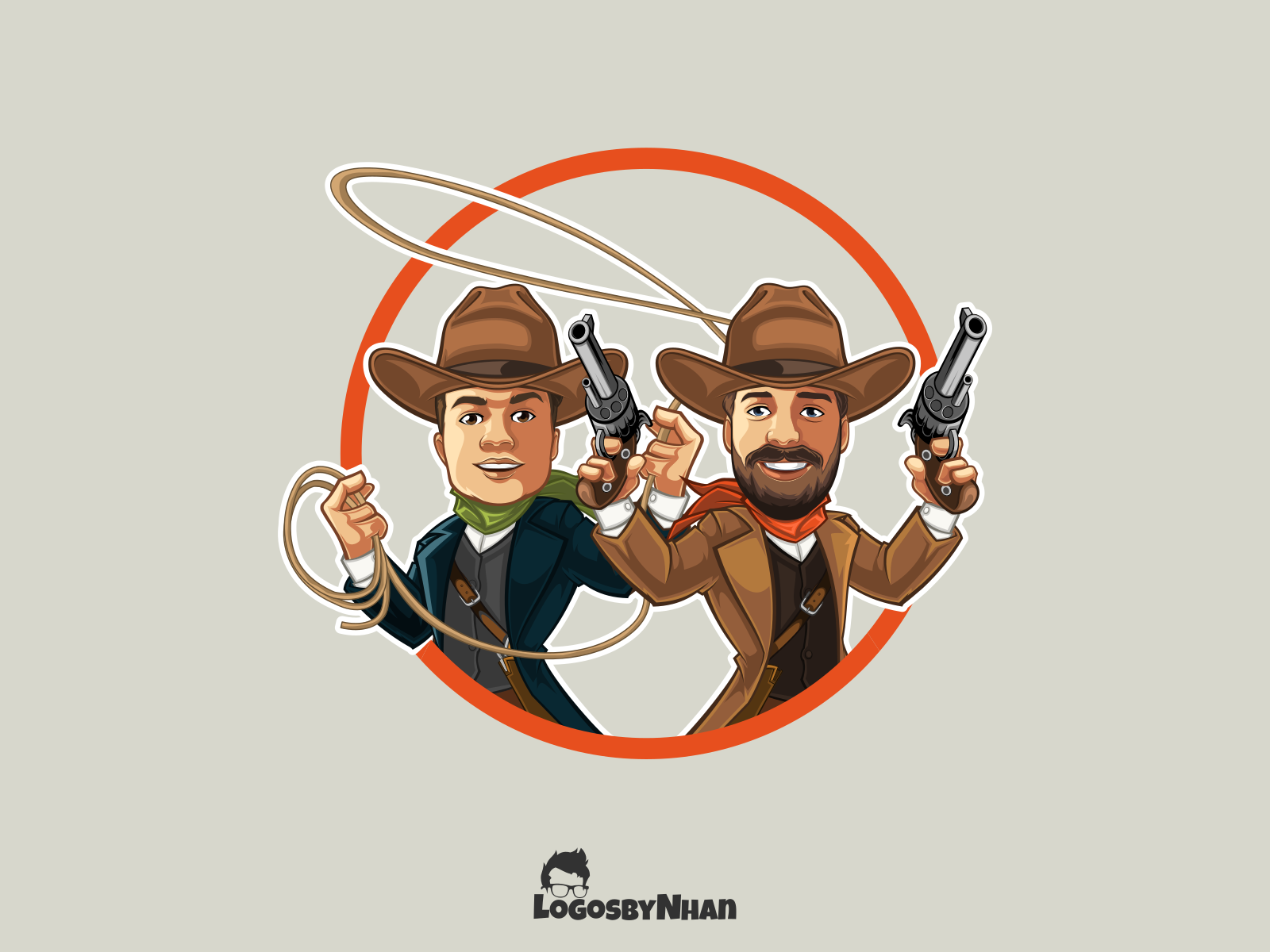 Concrete Cowboys Podcast logo by LogosbyNhan on Dribbble