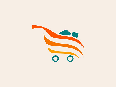 Shopping Cart Logo Concept bussines buy cart client cymbol design graphic initial inspiration logo logo design mall market marketplace official order sale service shopping store