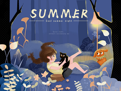 summer design illustration