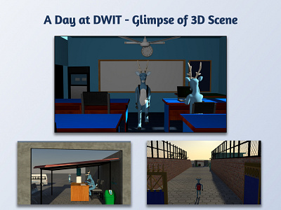 3D Animation Glimpse - A Day at DWIT