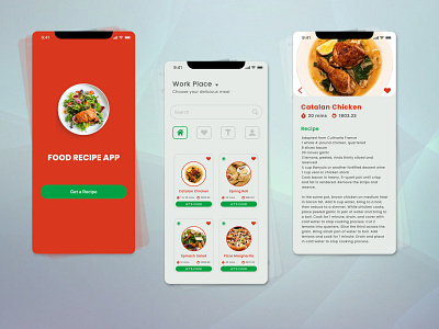 Food Recipe App foodapp foodrecipe mobileapp mobileappdesign nepaldribbler recipe