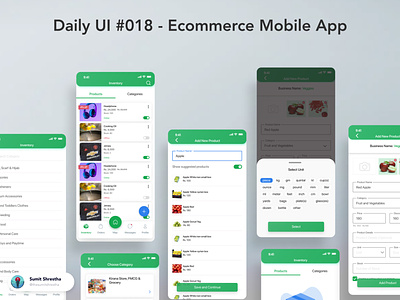 Daily UI #018 - Ecommerce Mobile App