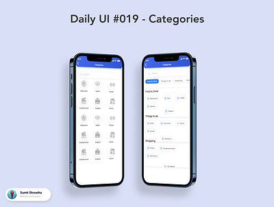 Daily UI #019 - Categories categories differentcategories splashscreen