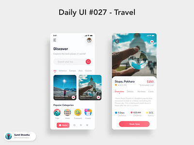 Daily UI #027 - Travel