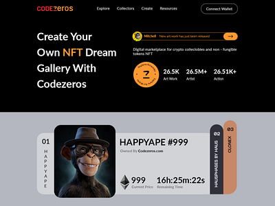 Create your own NFT dream gallery with Codezeros