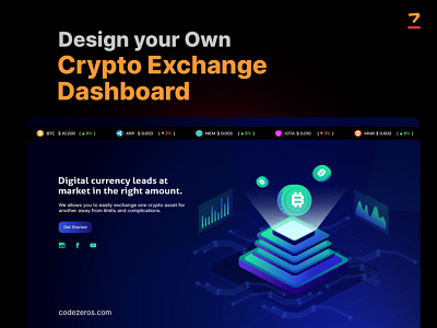 Design your Own Crypto Exchange Dashboard blockchain blockchain ui crypto crypto design cryptocurrency dashboard dashboard design design exchange dashboard graphic design ui ui ux ux
