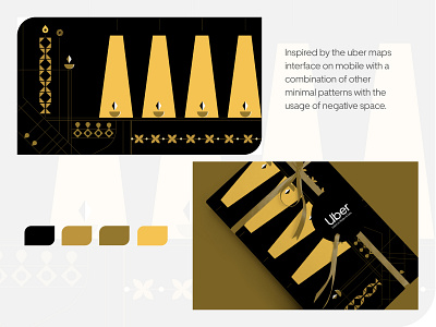 UBER Festive Cards brand identity branding branding design design digitaladve digitalcards diwali flat geometry illustration negativespace packaging shapes vector
