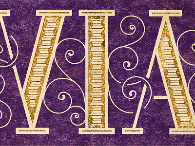 Lettering art nouveau birth celebration lettering typography