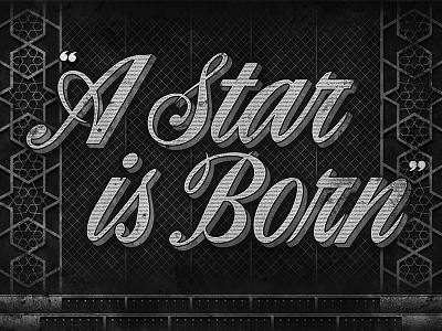 A Star is Born • Movie Title judygarland lettering movietitles script typography