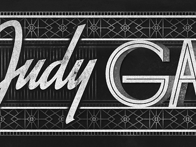 The Films of Judy Garland • Lettering artdeco deco judygarland lettering movietitles typography
