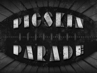 Pigskin Parade • 1936 • Movie Title artdeco deco lettering movietitles typography